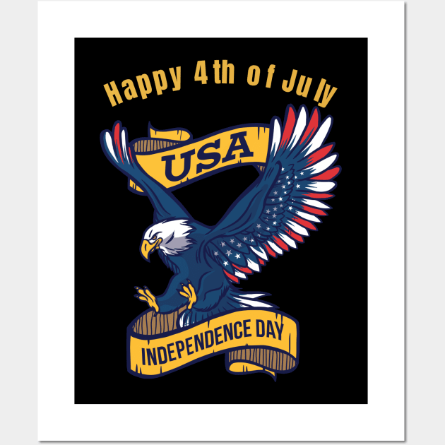 Happy 4th of July Wall Art by WPKs Design & Co